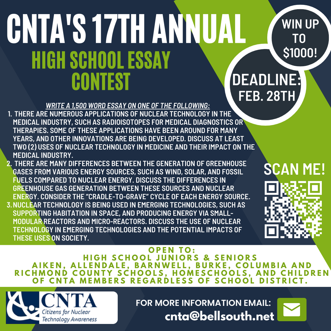 High School Essay Contest CNTA